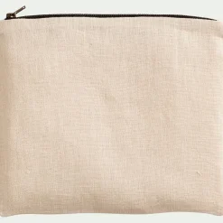 Cosmétique|Accessoire De Salle De Bain*alinea Trousse de toilette en lin - Naturel