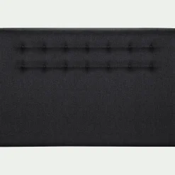 Tête De Lit*alinea Tête de lit boutonnée en tissu - anthracite L190cm Gris