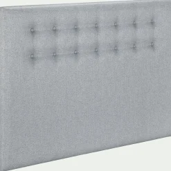Tête De Lit*alinea Tête de lit boutonnée en tissu - clair L190cm Gris