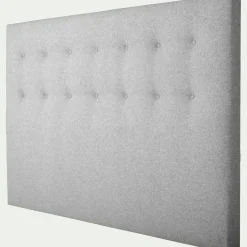 Tête De Lit*alinea Tête de lit capitonnée en tissu L140cm - perle Gris