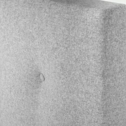 Tête De Lit*alinea Tête de lit capitonnée en tissu L140cm - perle Gris