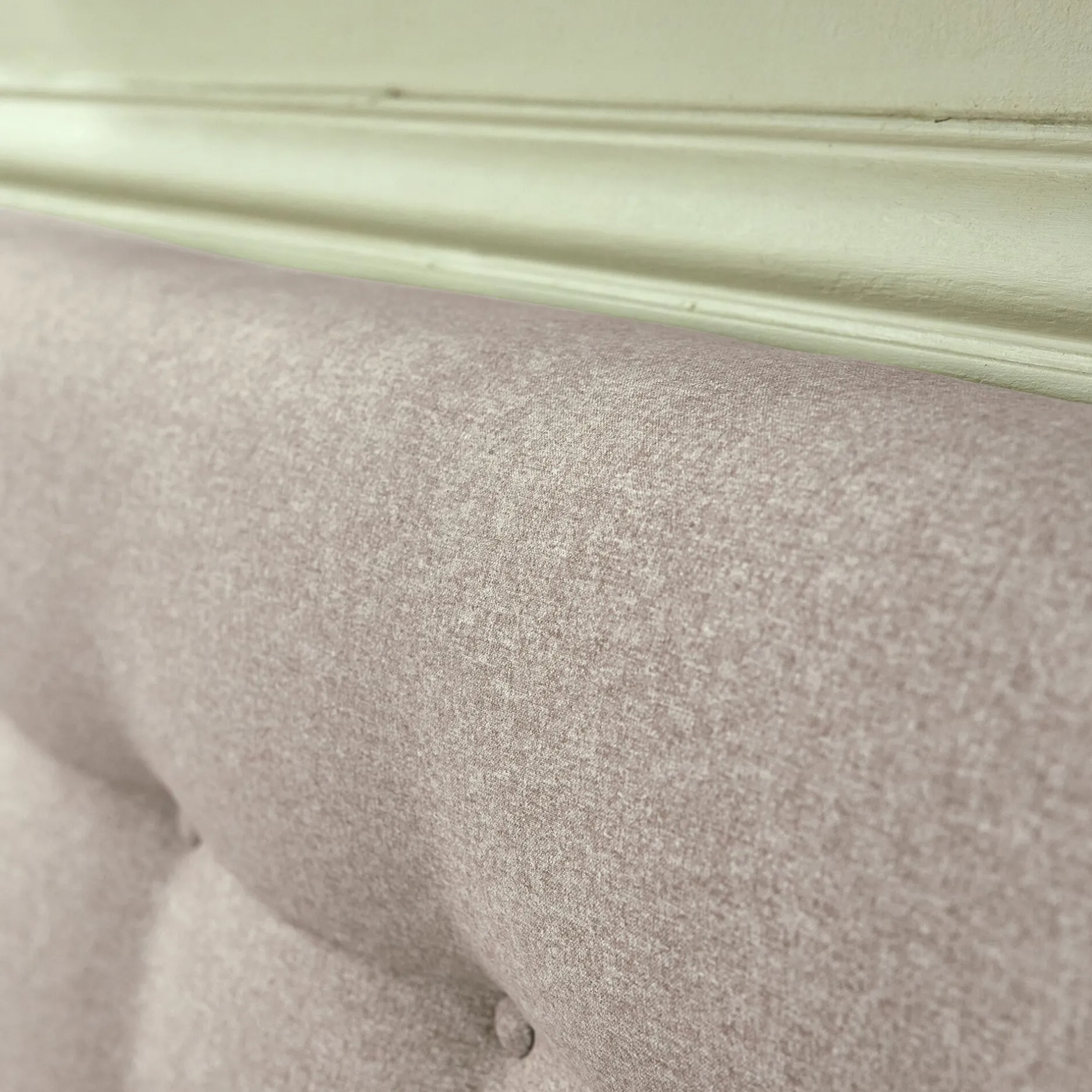 Tête De Lit*alinea Tête de lit capitonnée en tissu L160cm - Beige