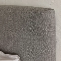 Tête De Lit*alinea Tête de lit dosseret tapissier en tissu épais 160cm - granite Gris