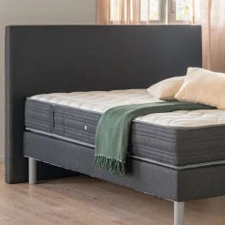 Tête De Lit*alinea Tête de lit droite en tissu - anthracite L190cm Gris