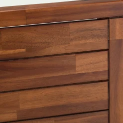 Tête De Lit*alinea Tête de lit en acacia massif - L160cm Bois foncé