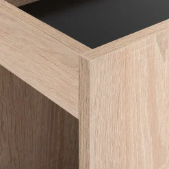 Tête De Lit*alinea Tête de lit en bois avec rangement - effet chêne clair L165cm Bois clair