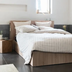 Tête De Lit*alinea Tête de lit en bois avec rangement - effet chêne clair L165cm Bois clair