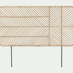 Tête De Lit*alinea Tête de lit en rotin et acier - L150cm Naturel