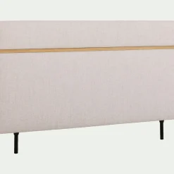 Tête De Lit*alinea Tête de lit en tissu et bois L162cm - ventoux Blanc