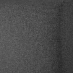 Tête De Lit*alinea Tête de lit en tissu lisse L90cm - couture Gris