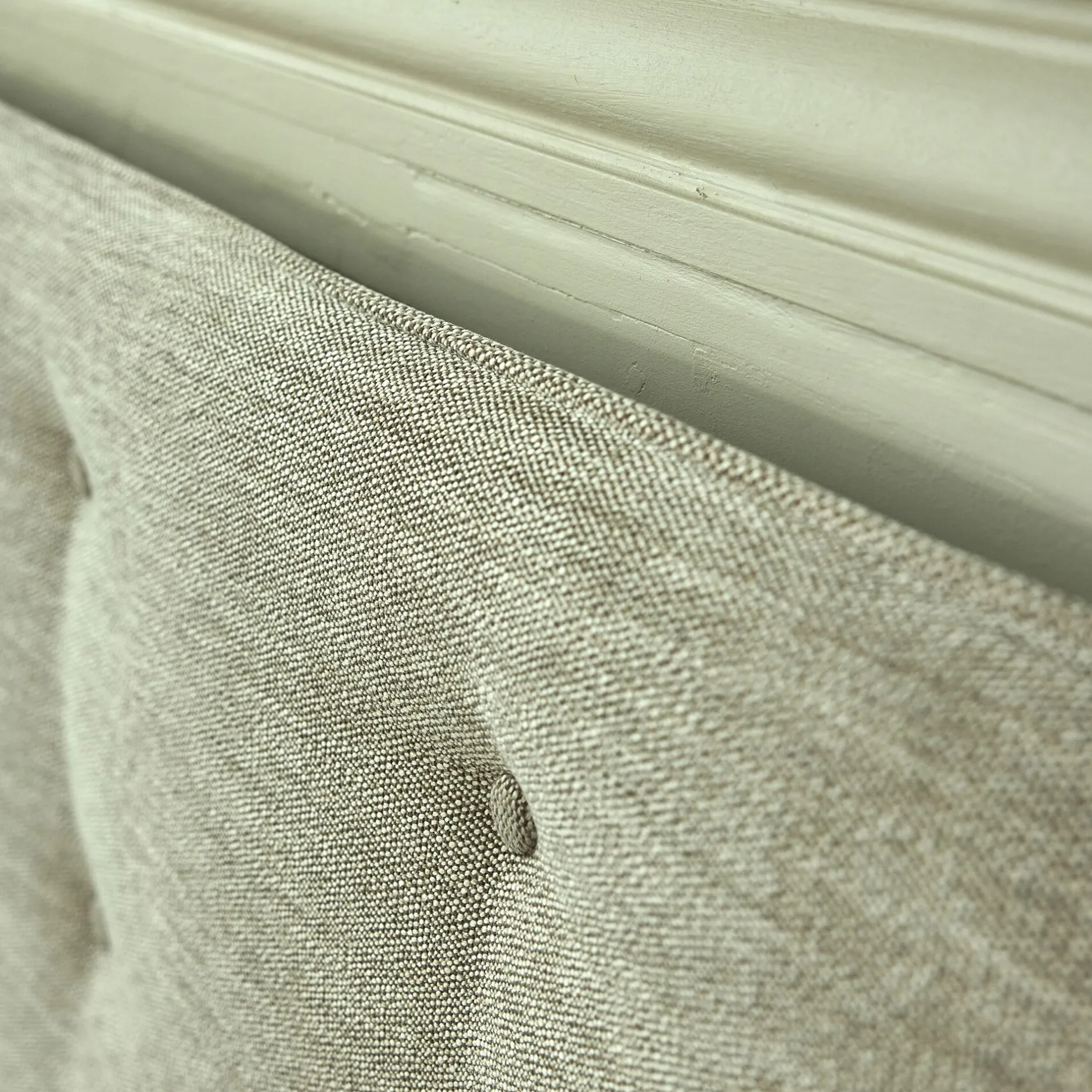 Tête De Lit*alinea Tête de lit en tissu texturé 160cm - écru Beige