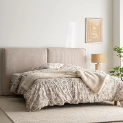 Tête De Lit*alinea Tête de lit en velours côtelé 190cm - Beige