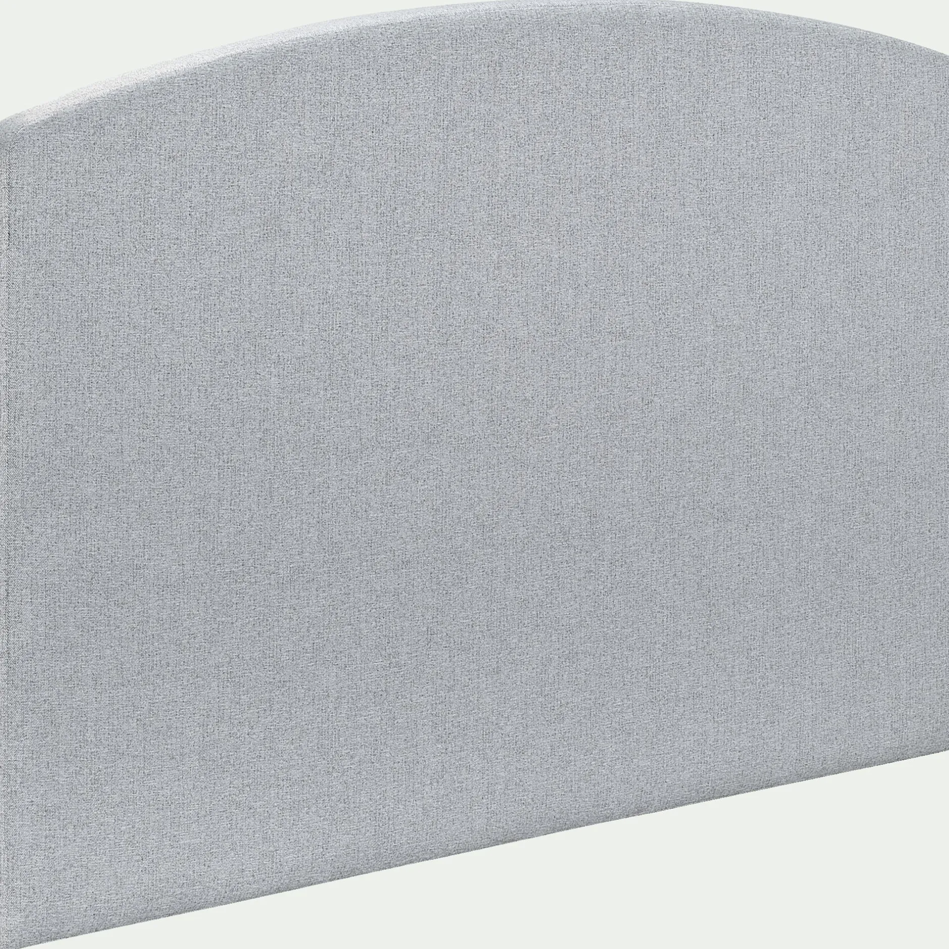 Tête De Lit*alinea Tête de lit galbée en tissu - clair L170cm Gris