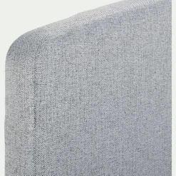 Tête De Lit*alinea Tête de lit galbée en tissu - clair L170cm Gris