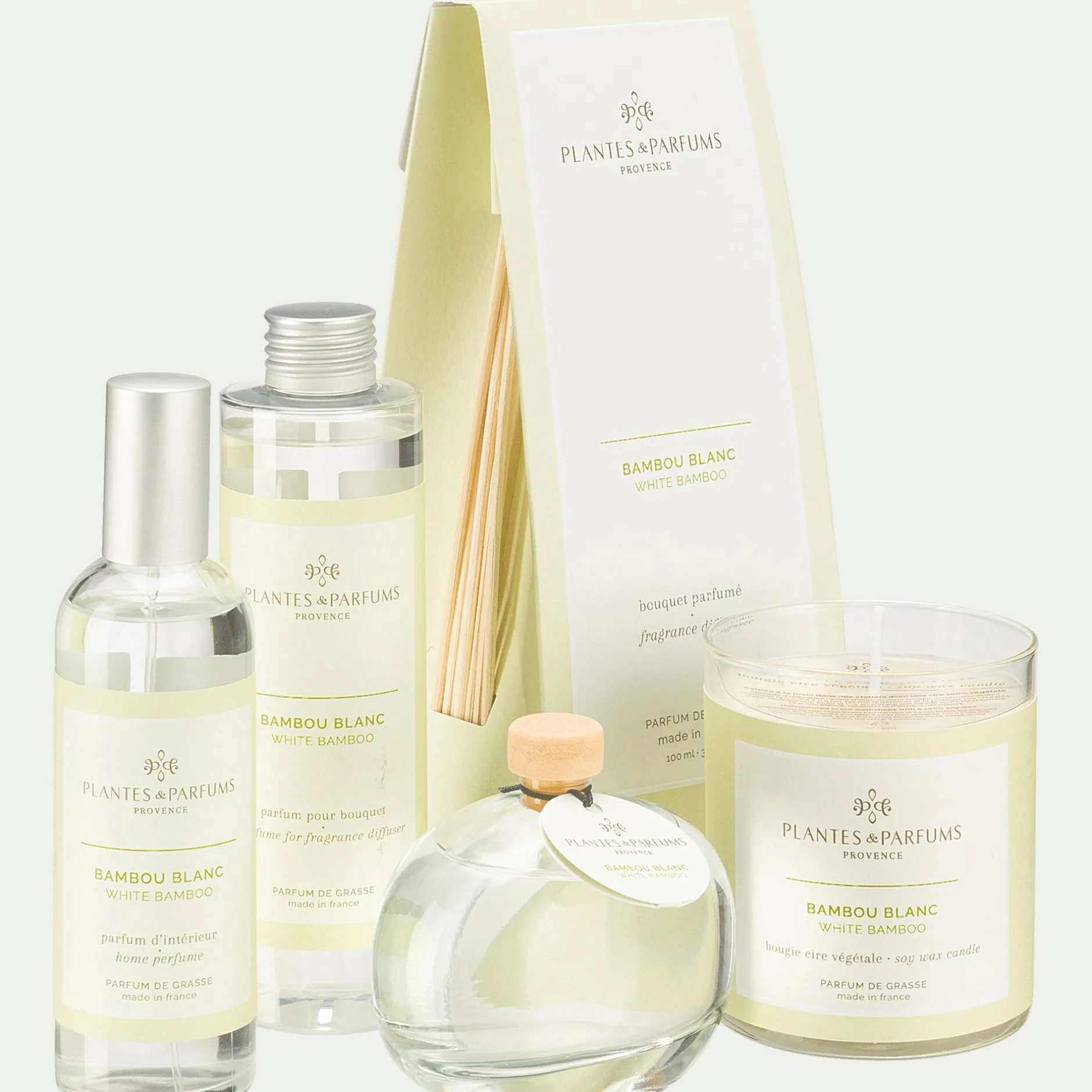 Parfum D'Ambiance*alinea Vaporisateur senteur Bambou Blanc 100ml