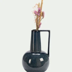 Vase*alinea Vase à anse en céramique H25,5cm - Bleu