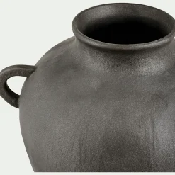 Vase*alinea Vase amphore en faïence H27cm - Noir