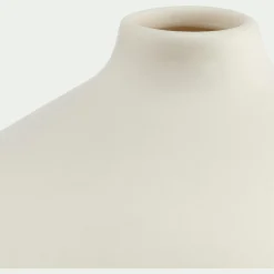 Vase*alinea Vase asymétrique en grès - H8,5cm Blanc