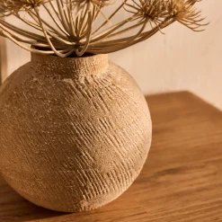 Vase*alinea Vase boule en aluminium H20cm - Marron