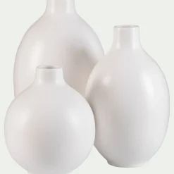 Vase*alinea Vase boule en céramique H35cm - ventoux Blanc