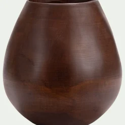 Vase*alinea Vase boule en céramique H23cm - Marron