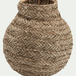Vase*alinea Vase boule en jonc de mer tressé H30cm - Naturel