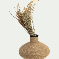 Vase*alinea Vase boule en jonc de mer H19cm - Naturel