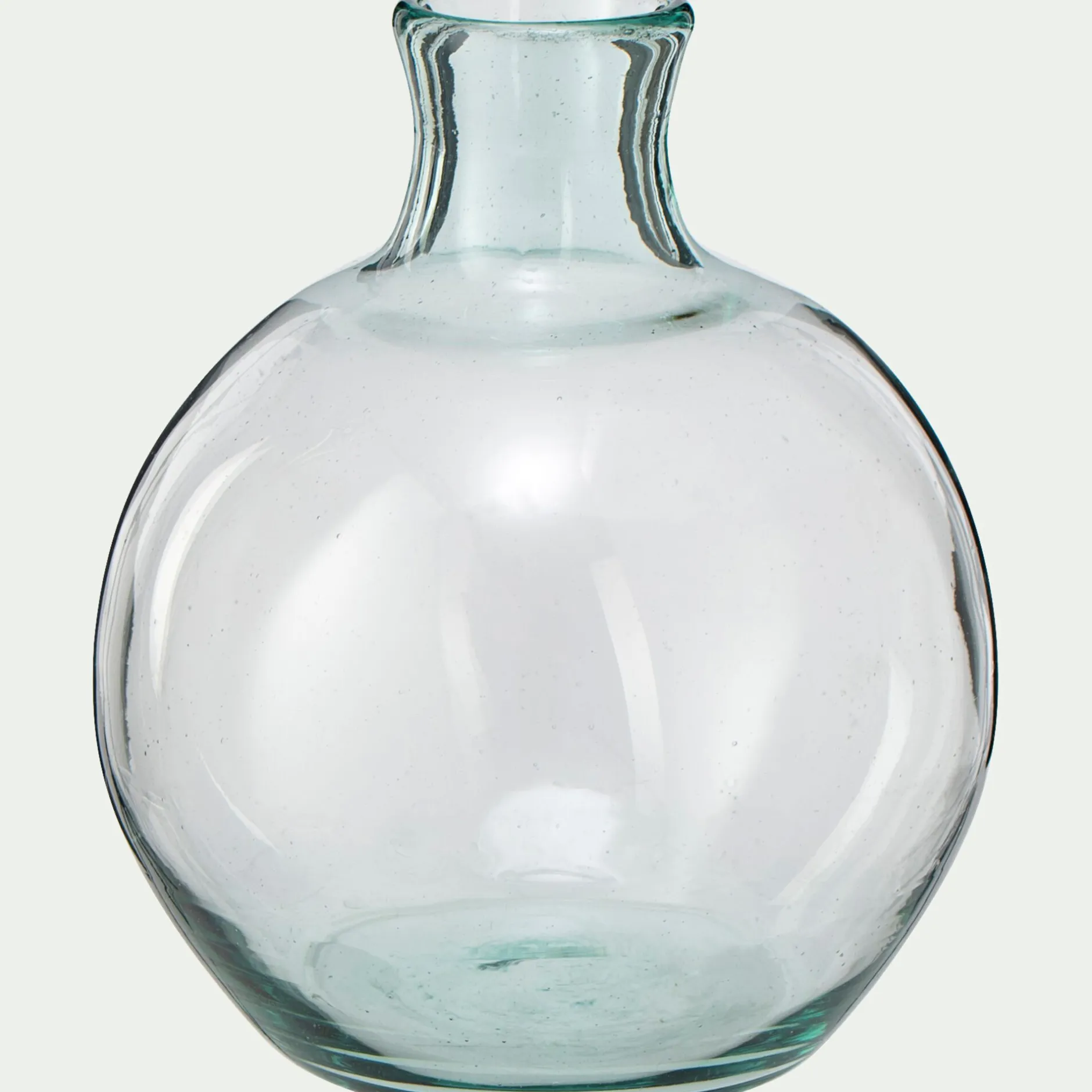 Vase|Vase Et Branchage De Noël*alinea Vase boule en verre recyclé H24cm - Transparent