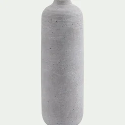 Vase*alinea Vase bouteille en poudre de pierre H24,5cm - Gris