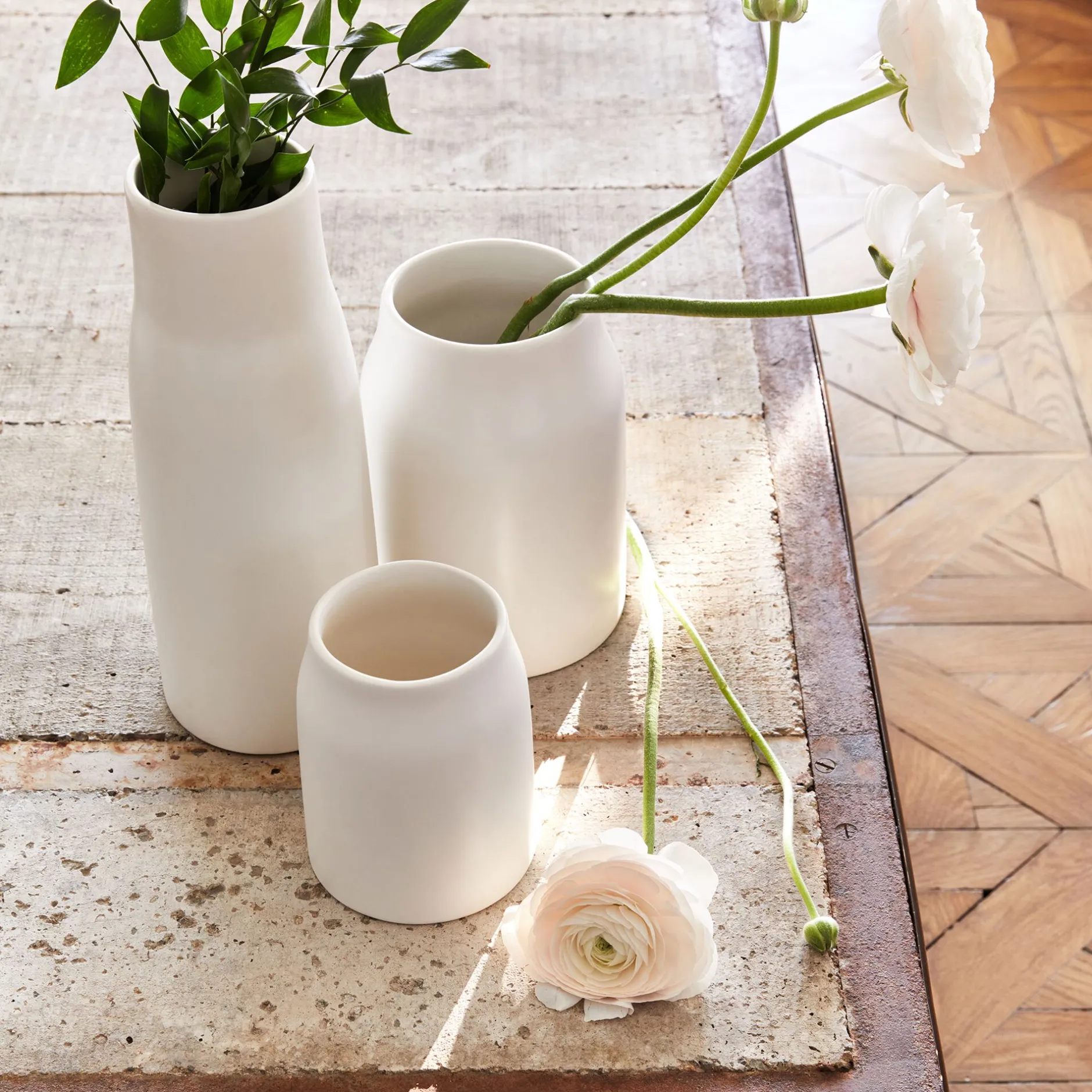 Vase*alinea Vase classique en céramique H33cm - ventoux Blanc