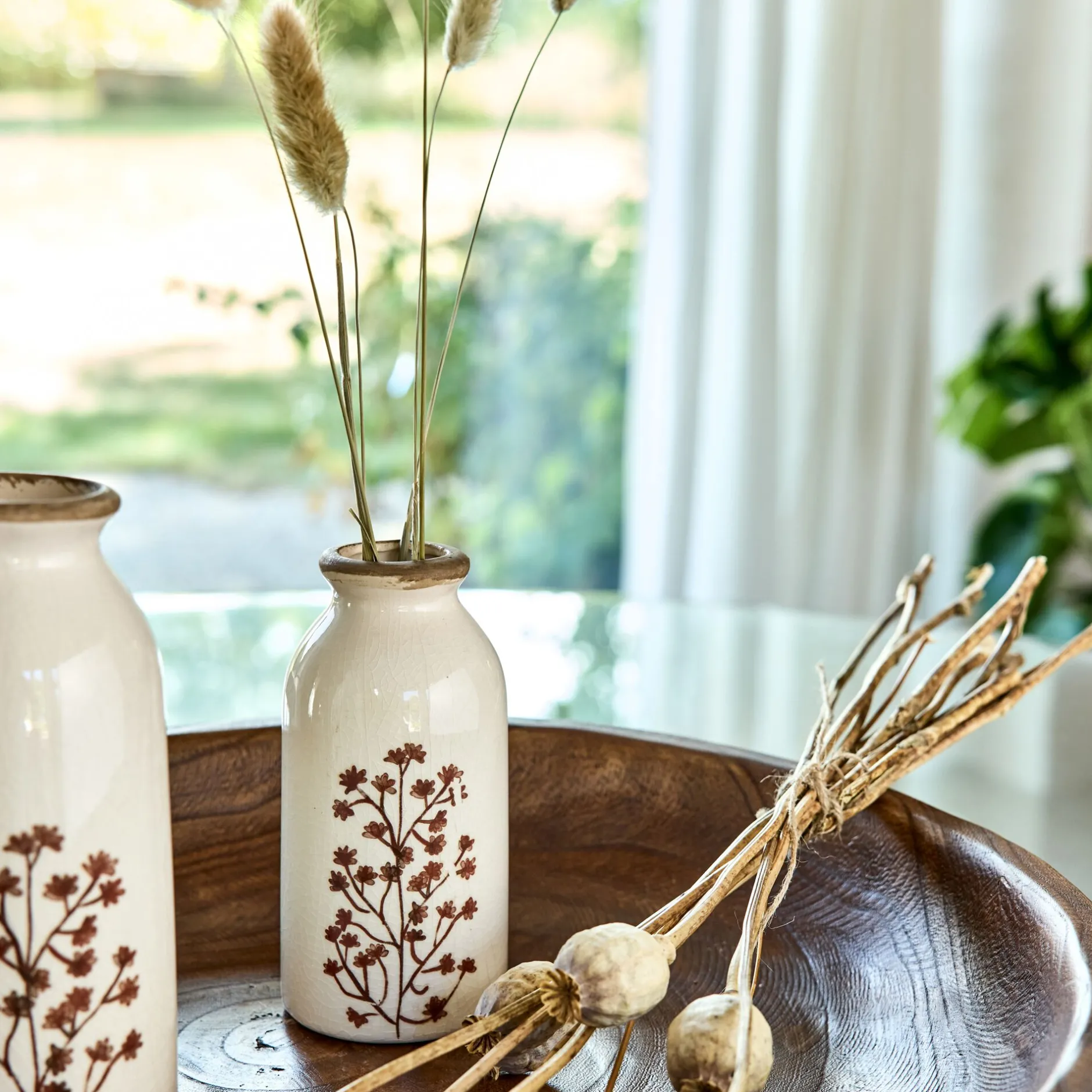 Vase*alinea Vase classique en céramique H15,3cm - Blanc