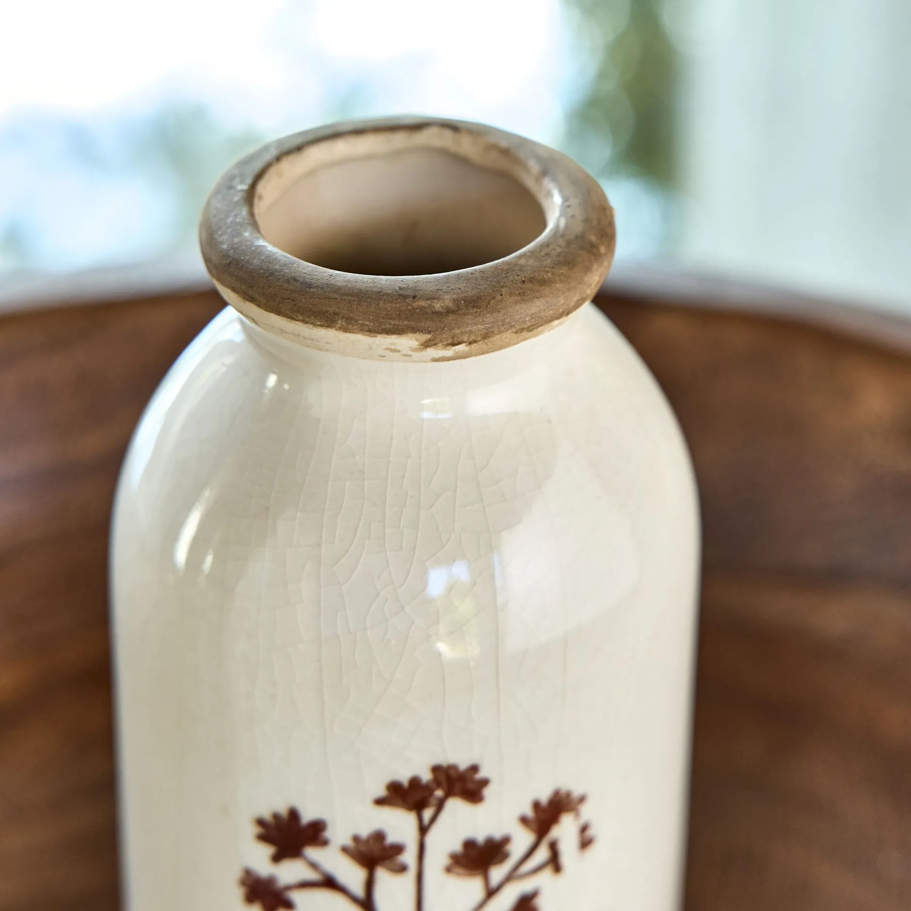 Vase*alinea Vase classique en céramique H15,3cm - Blanc