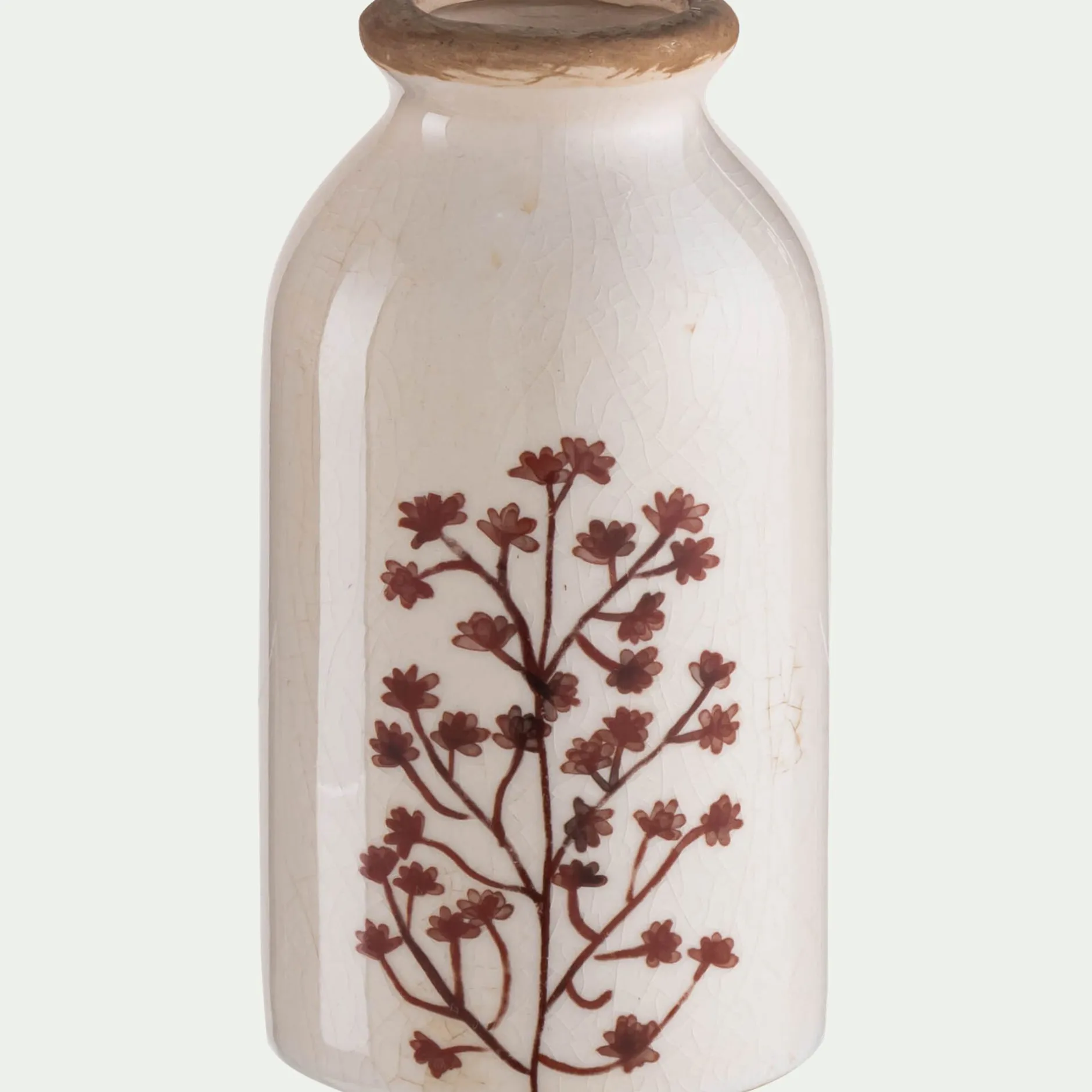 Vase*alinea Vase classique en céramique H15,3cm - Blanc