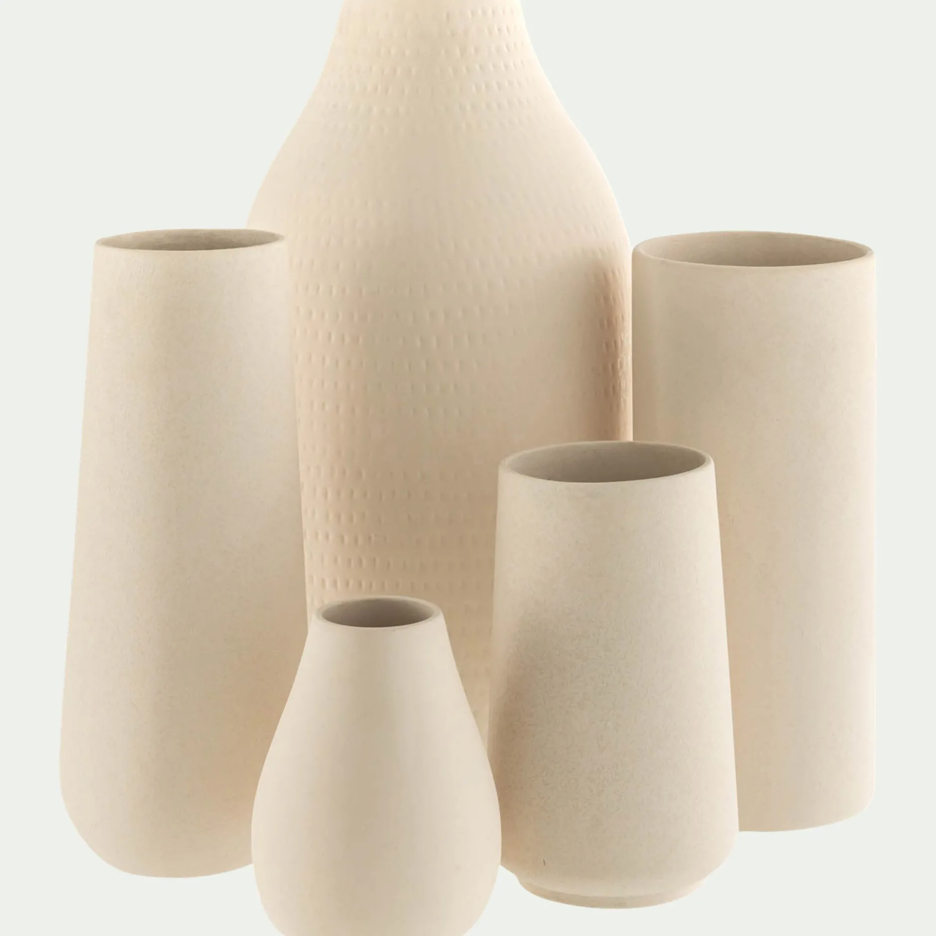 Vase*alinea Vase classique en faïence H21cm - Beige