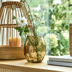 Vase*alinea Vase classique en verre - Marron