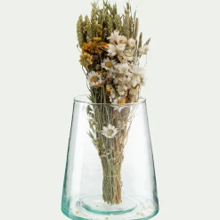 Vase*alinea Vase conique en verre D13xH23cm - Transparent