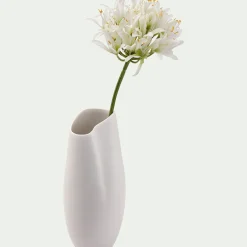 Vase*alinea Vase contemporain en céramique H21cm - Blanc
