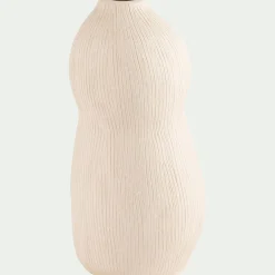 Vase*alinea Vase contemporain en faïence H28cm - Blanc