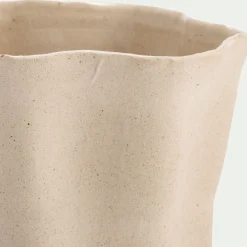 Vase*alinea Vase contemporain en grès H24,5cm - Beige