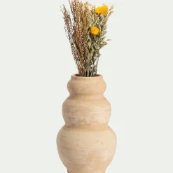 Vase*alinea Vase contemporain en terre cuite H34cm - Naturel