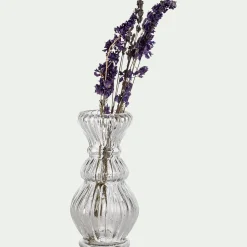 Vase|Vase Et Branchage De Noël*alinea Vase contemporain en verre H16,5cm - Transparent