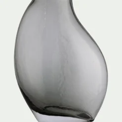 Vase*alinea Vase contemporain en verre H25cm - Gris