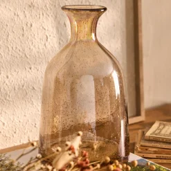 Vase*alinea Vase en verre bullé H25,5cm - Beige