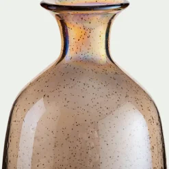 Vase*alinea Vase en verre bullé H25,5cm - Beige