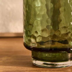 Vase*alinea Vase en verre martelé H28,5cm - Vert
