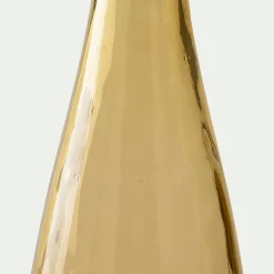 Vase*alinea Vase en verre recyclé - ocre H100cm Jaune