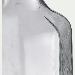 Vase*alinea Vase en verre sculpté D11xH25cm - Transparent