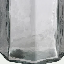 Vase*alinea Vase en verre sculpté D11xH25cm - Transparent