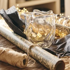 Vase*alinea Vase organique en verre H17,5cm - Transparent