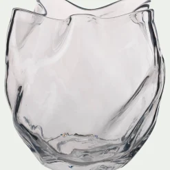 Vase*alinea Vase organique en verre H17,5cm - Transparent